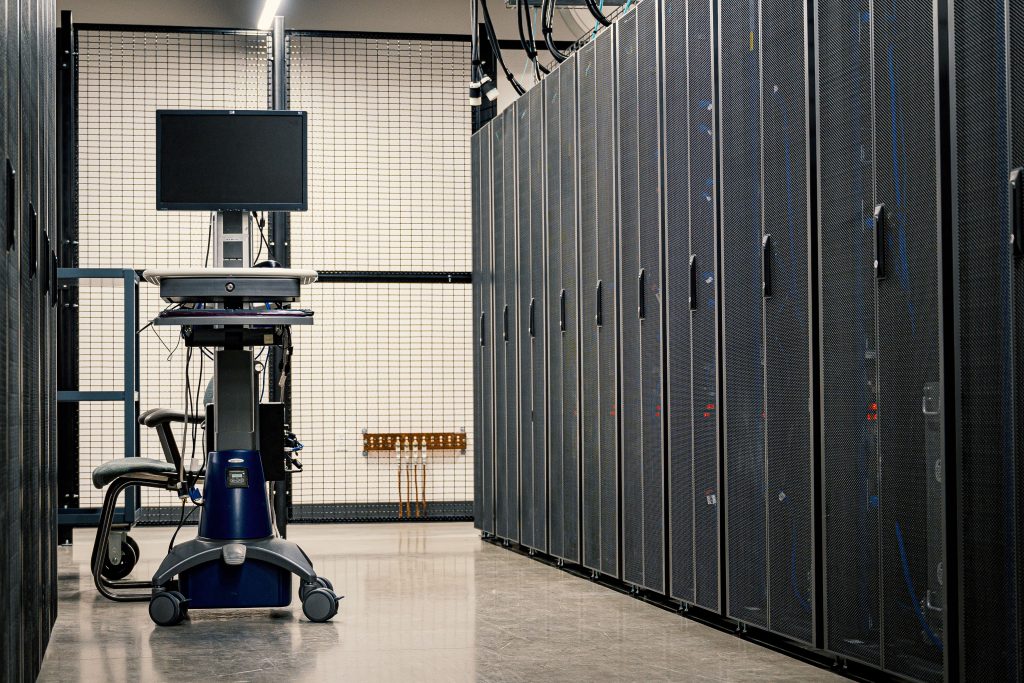 Enterprise IT disaster recovery checklist audit inside a secure cloud data center server infrastructure